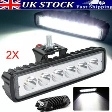 1Pair 12v 6 LED Daytime Running Lights DRL Car Fog Day Driving Lamps Super White