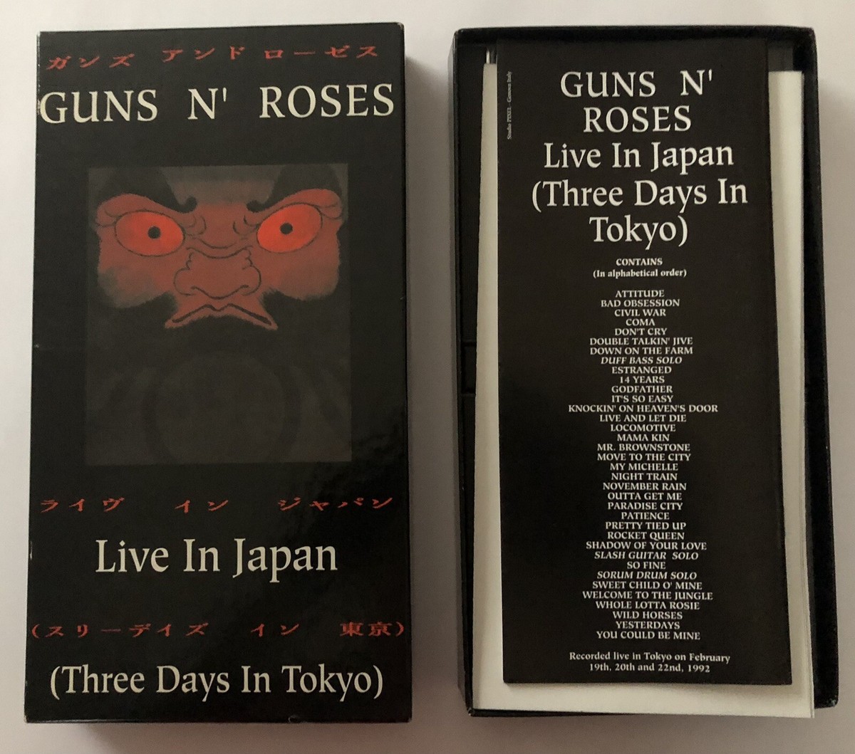 GUNS N' ROSES LIVE JAPAN 3Days In Tokyo