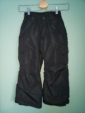 BOYS GIRL ICEBURG OUTERWEAR BLACK WINTER SKI SNOWBOARD SNOW PANT SNOWSUIT XS 4 5