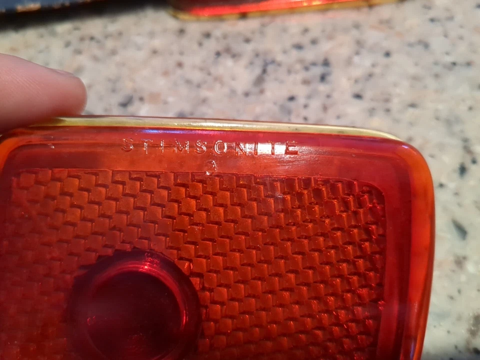 NOS 1942-1947 Hudson Super Six Eight HENT LENTE DE LUZ TRASERA Foto 3 de 4