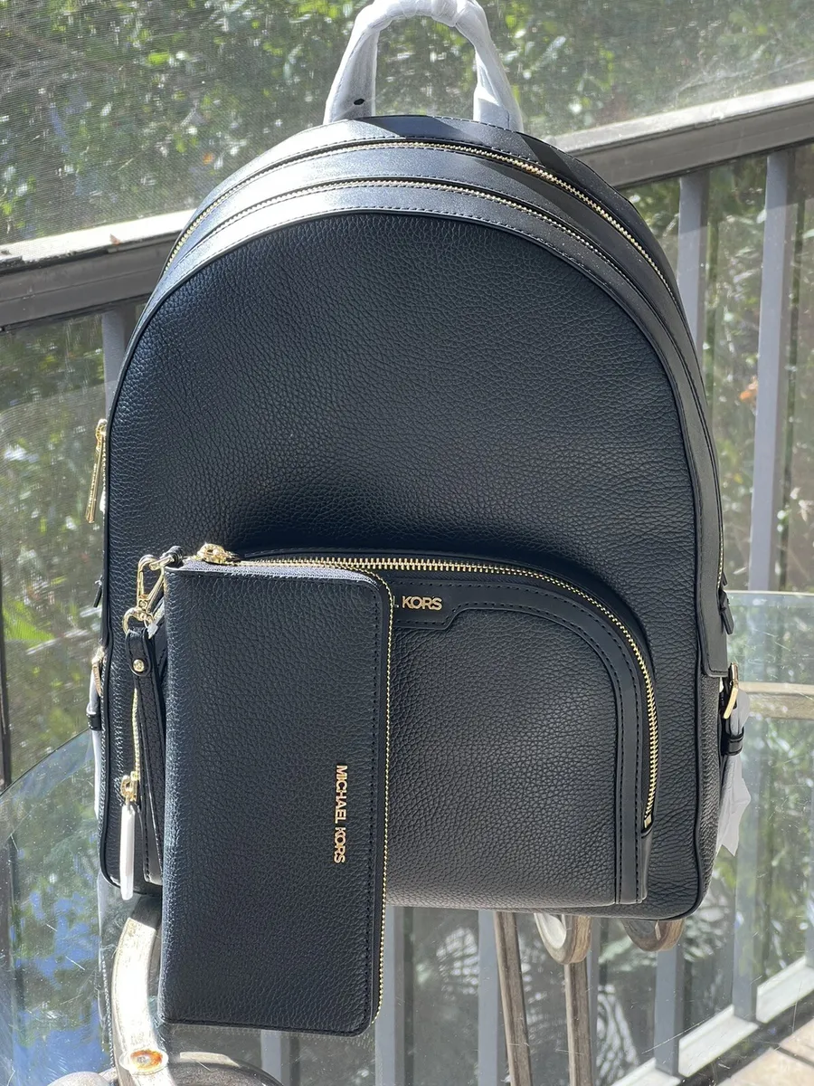 Michael Kors Jaycee Logo Backpack Black  Amazoncouk Fashion