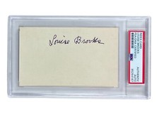 LOUISE BROOKS Autographed Signed 3x 5 INDEX CARD Pandora's Box PSA/DNA CERTIFIED