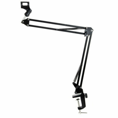 Flexible Studio Desk Mount Mic Microphone Suspension Boom Scissor