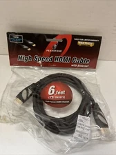 Pearstone Standard Series HDMI to HDMI High-Speed Ethernet Cable - Black, 6'