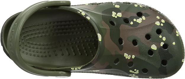 New Womens CROCS BAYA SEASONAL PRINTED CLOG 206230-309 KHAKI