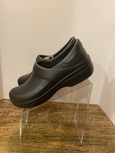 Crocs Dual Comfort Felicity Damen-Clog Krankenschwesterschuhe rutschfest schwarz Größe 11 - Bild 6 von 10