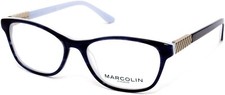 Marcolin Eyewear MA5016 092 Blue Plastic Eyeglasses Frame 50-16-140 MA 5016 RX