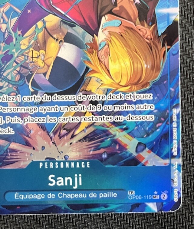サンジ OP06-119 OP06-119 Sanji (SEC) – TCG Corner
