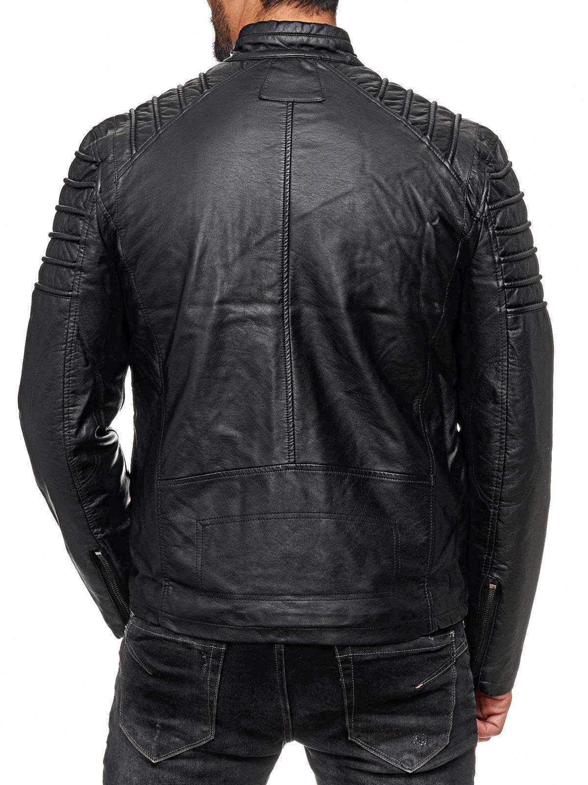 Printer: active wear, heren jas in 2 materialen, licht gewatteerd - QS Printer: active wear, heren jas in 2 materialen, licht gewatteerd - QS