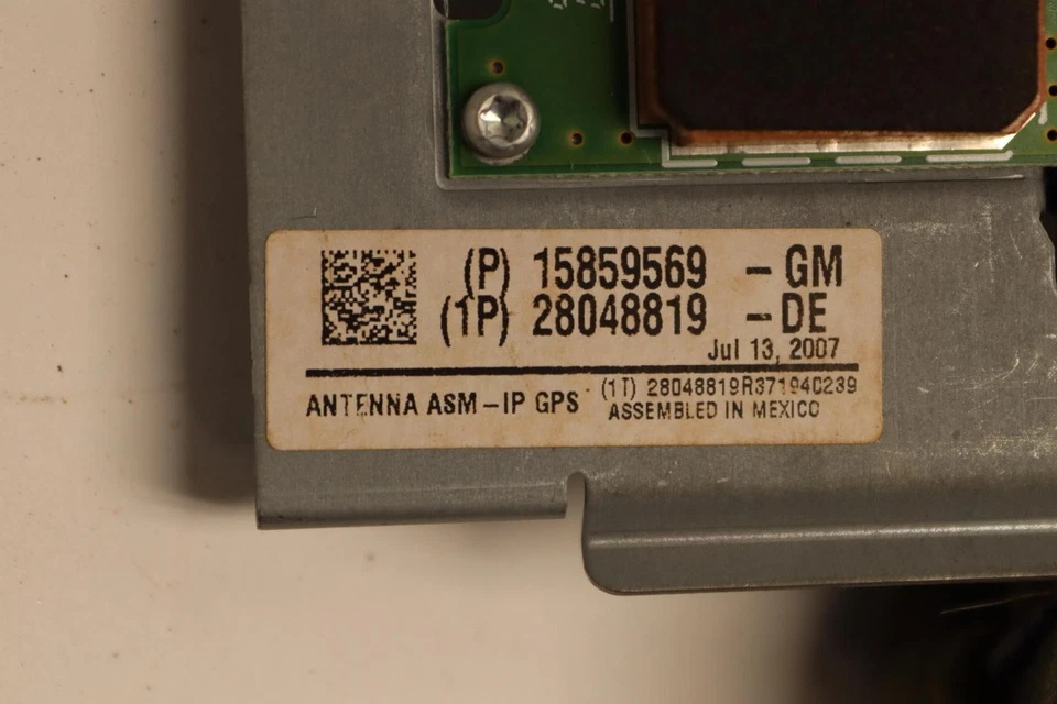 CADILLAC ESCALADE 2007-2008 ESV GPS NAVEGACIÓN RADIO ANTENA MÓDULO OEM Foto 4 de 4