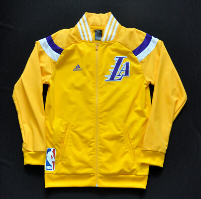 Los Angeles Lakers Adidas Jacket On Court Warmup 14-15 Kobe Shaq