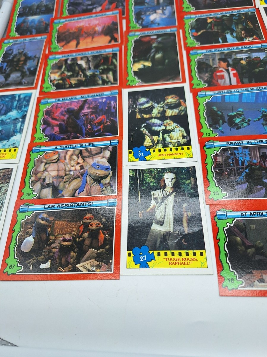 1990/91 TEENAGE MUTANT NINJA TURTLES MOVIE TRADING CARDS TMNT LOT