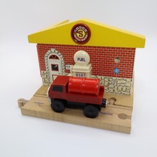 FLAWS  Thomas  Friends Wooden Railway Sodor Service Station Lorry 2 Petrol