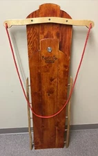 Mountain Boy Sledworks Ultimate Flyer Wooden Snow Sled 51” Local Pickup Only