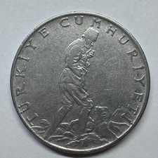 1962 Turkey 2 1/2 Lira - Beautiful Coin - #A-097