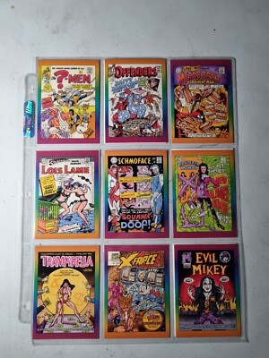 1992 Defective Comic Book Covers Trading Card Set of 50 Cards Plus