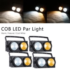 COB Par Light LED DMX Cool  Warm White Stage Performance Face Wedding Lighting