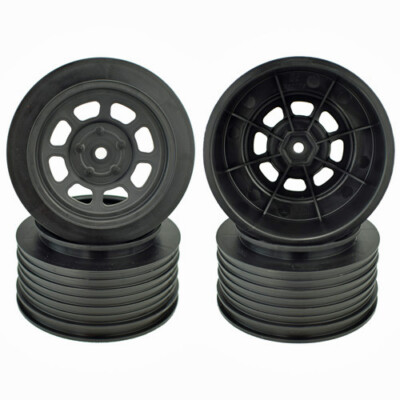 DE Racing Speedway SC Wheels Traxxas Slash Rear 21.5mm Backspacing Black