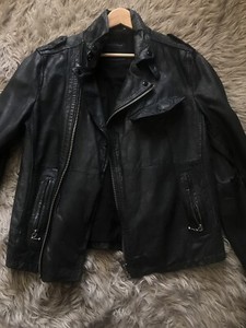 ebay leather biker jacket