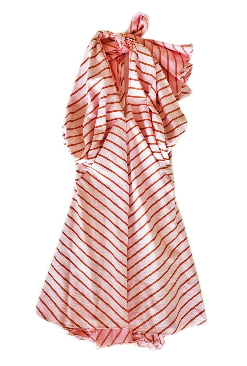 Vivienne Westwood Gold Label Candy Pink Halter Neck Stripe