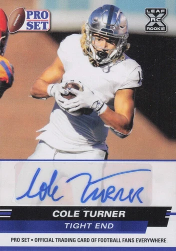 2022 Leaf Pro Set Draft Cole Turner #PSA-CT3