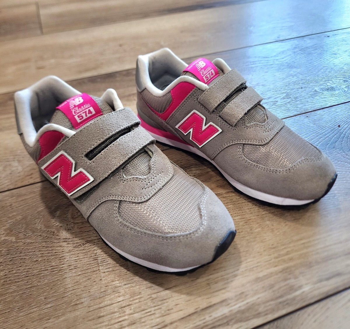 Athletic Shoe New Balance Wl574 Grey Pink New Balance Womens 574