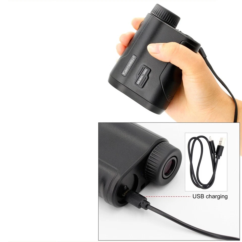 600M Laser Range Finder Hunting Rangefinder Distance Height Speed Meter Scope - Image 4 of 4