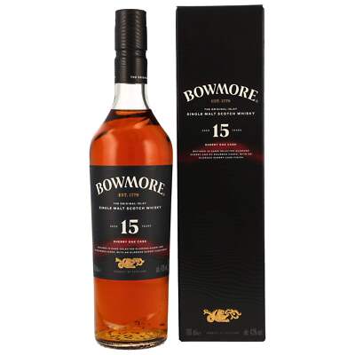 BOWMORE - 15 Jahre Sherry Cask - 43% Vol.