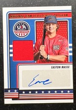 2023 USA BB Stars & Stripes Natl Team Dev Prog Signatures Materials Easton Masse