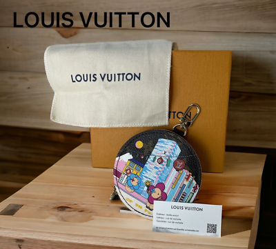 Louis Vuitton LV Xmas SEOUL 2022 Vivienne Round Zip Coin Pouch Bag