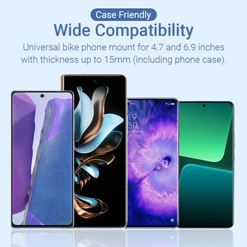 360 Cell Phone Holder 4.7-6.8 In Mobail Stand Mount For Motorcycle Scooter Bike - Image 3 of 4