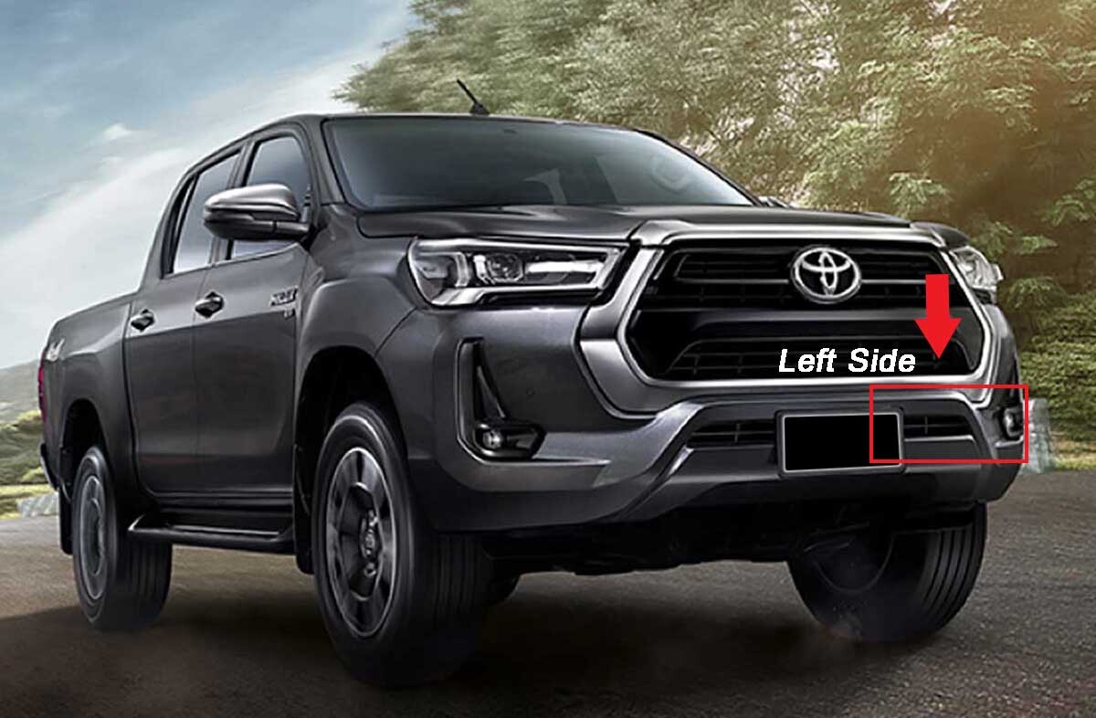 Left Lower Radiator Grille 53113-0K010 For Toyota Hilux Revo 2020