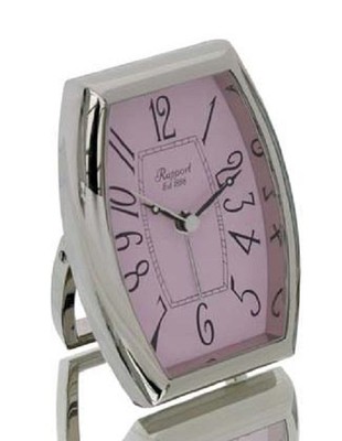 Pendulette Rosette RAPPORT noir mate avec étui cuir R292 - sans