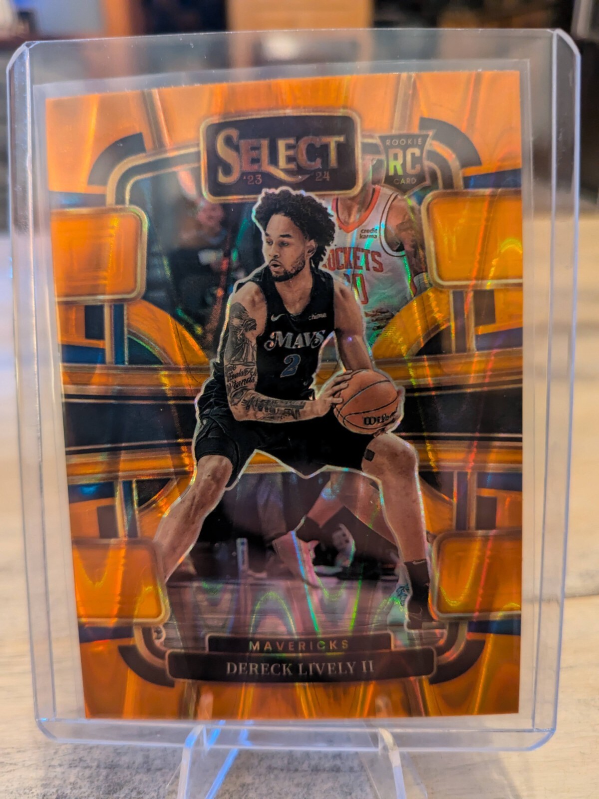 2023-24 Select- Dereck Lively II- #76 Orange Tectonic (RC)
