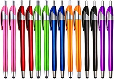Stylus Pens for Touch Screenspack of 14 2-In-1 Click Ball Pen Ballpoint