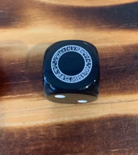 YuGiOh! Legendary Duelist Season 3 Dice- Dark Magical Circle Black