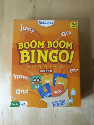 Skillmatics Boom Boom Bingo Vorschule Brettspiel - Sight Words