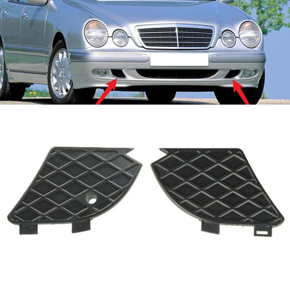Pair of Front Bumper Grill Covers for MERCEDES EClass W210 E55 For AMG