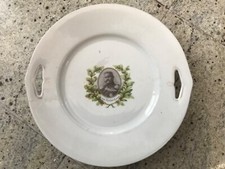 Reservistika Hindenburg Bild bunt auf Porzellan Teller Deutsches Reich 26cm 1WK