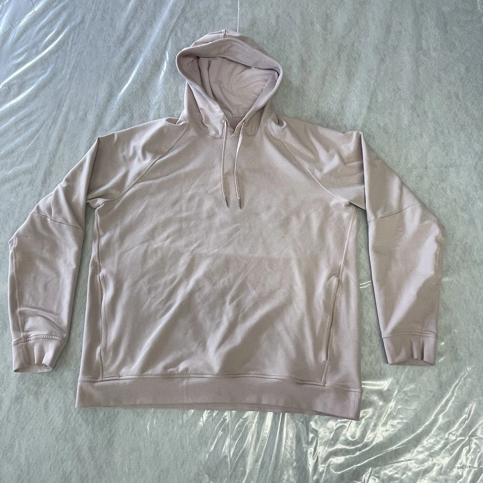 Lululemon Hoodie men's XL City Sweat Pullover Sweatshirt Casual Pockets Pink