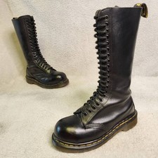 Vintage Dr Martens 20 Eye Boots Size 6 Woman's Shoes EU 37 UK 4 Made in England