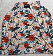 Milk Snob Magnolia Fall Floral Carseat Nursing Canopy Cover Baby Girl