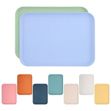 9 Pcs Party Serving Trays Coffee Table Cafeteria Utility for Kitchen