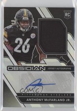 2020 Panini Obsidian Rookie Jersey Autos 122/150 Anthony McFarland Jr Auto 0zg6