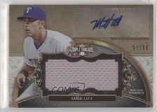 2013 Topps Triple Threads Unity Jumbo Relics 57/99 Mike Olt #UAJR-MO3 Auto 0q3