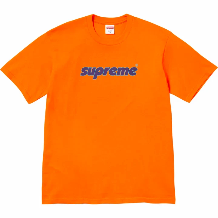 Tee shirt orange Supreme Pinline neuf avec étiquette authentique