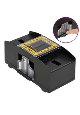 2 Deck Automatic Cards Shuffler Electronic Casino Poker Card Shuffling Machine