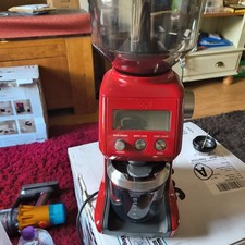Sage Smart Coffee Grinder Pro BCG820CRNUK Red Excellent Condition