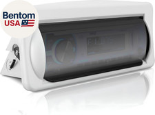 Water Resistant Marine Stereo Cover - Smoke Colored Heavy Duty Boat Radio Protec