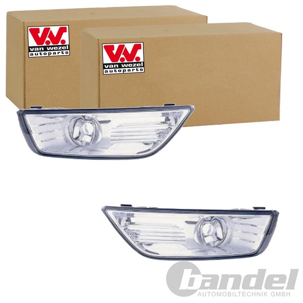 2X VAN Wezel H11 Nebelscheinwerfer SET Links+Rechts Passend FüR Ford Mondeo-image